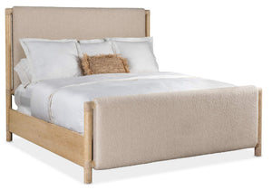 Hooker Furniture - Retreat King Upholstered Panel Bed - Beige - 6950-90366-80