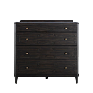 Gabby - Glenwood Mindi Wood Chest - 4 Drawers, Cerused Brown - SCH-175836