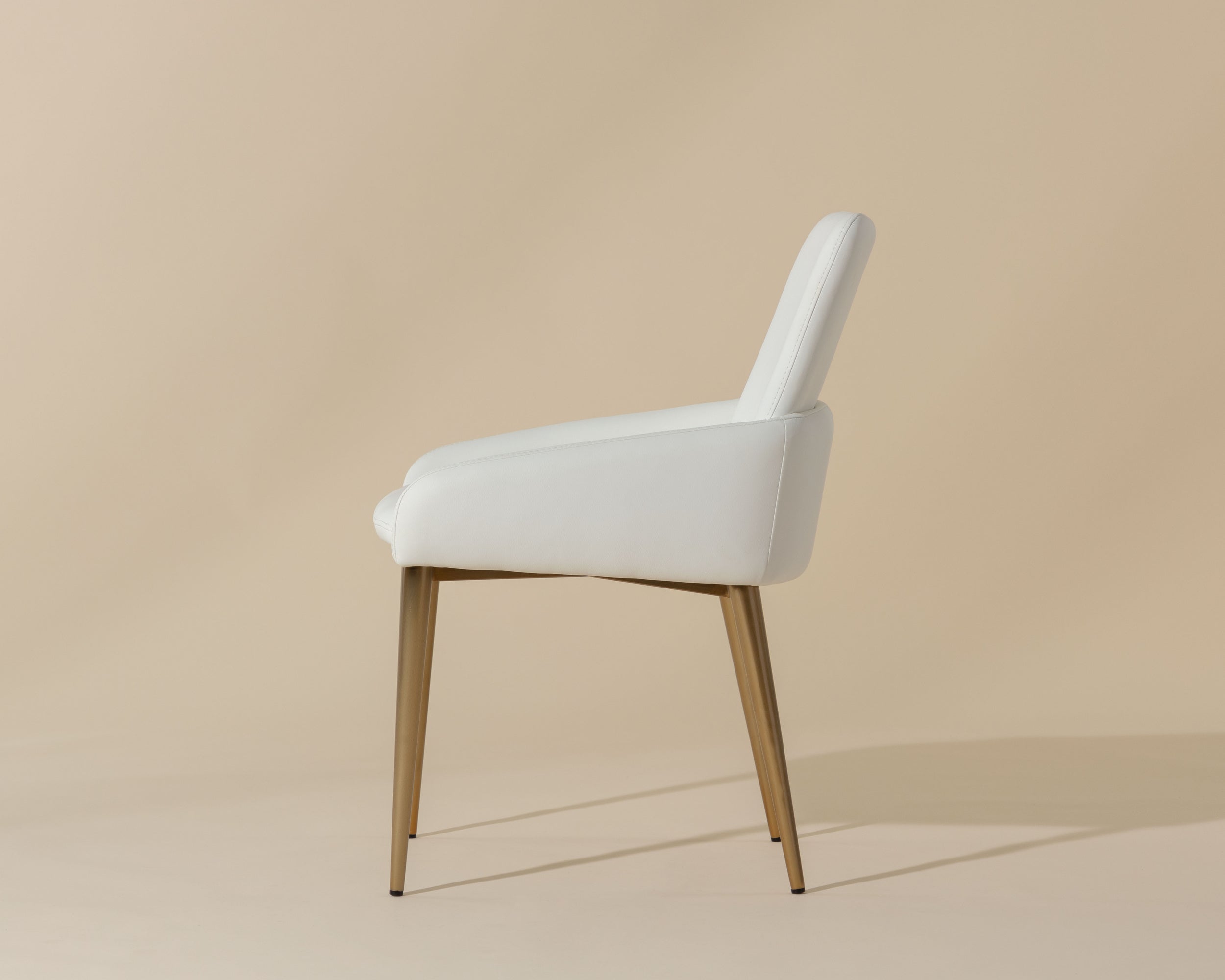 Carlo Dining Armchair - Gold  Dillon Snow