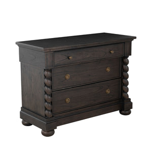 Gabby - Burkhardt Mindi Wood Storage Chest - 3 Drawers, Dark Antique Bronze - SCH-175610