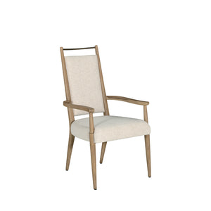 Gabby - Highland Oak High Back Dining Arm Chair - Dawn - SCH-175986