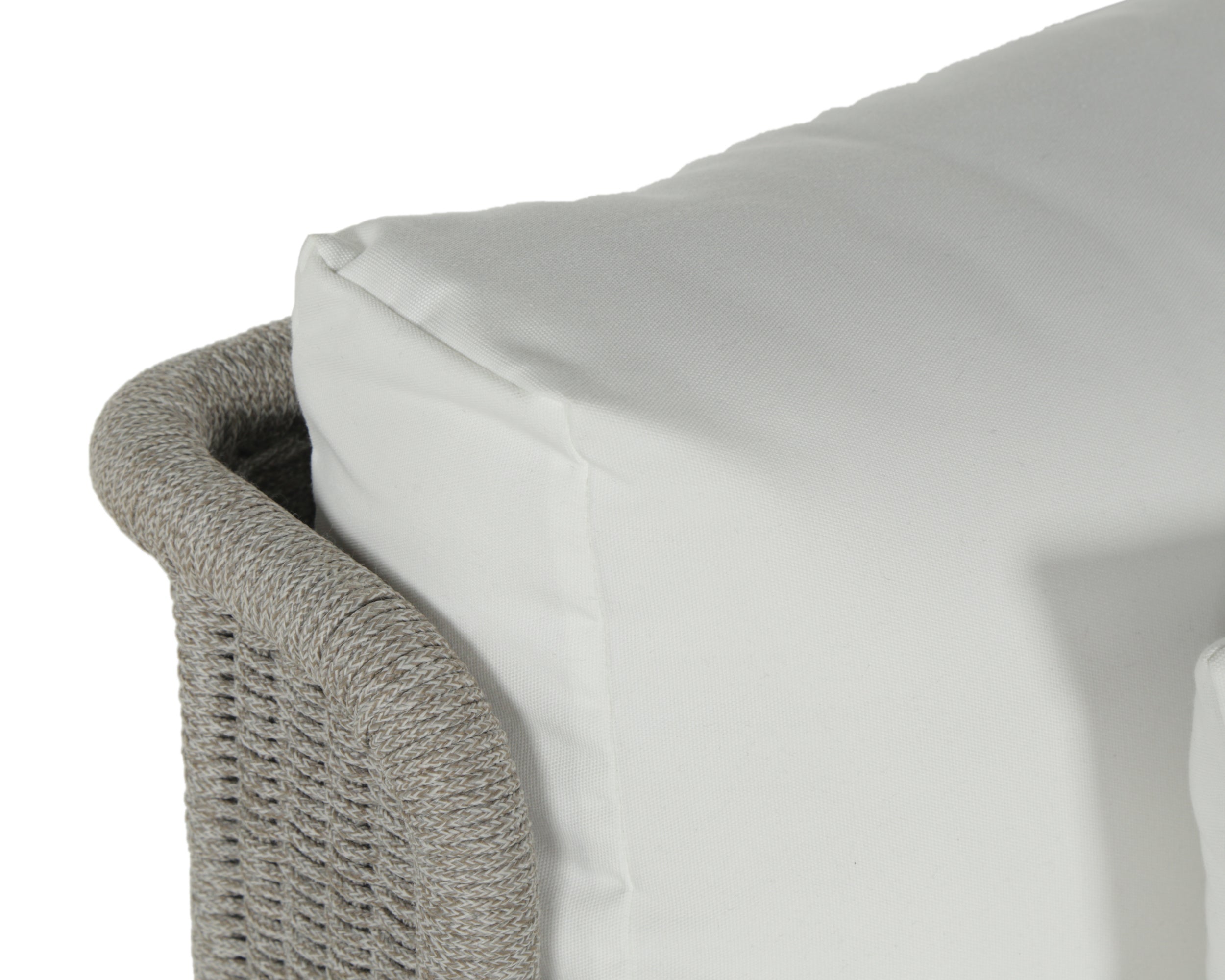 Ibiza Armless Chair - Natural  Stinson White