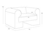 Ionic Armchair - Meg Taupe