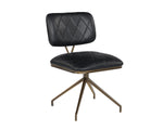Virtu Swivel Dining Chair - Bravo Black