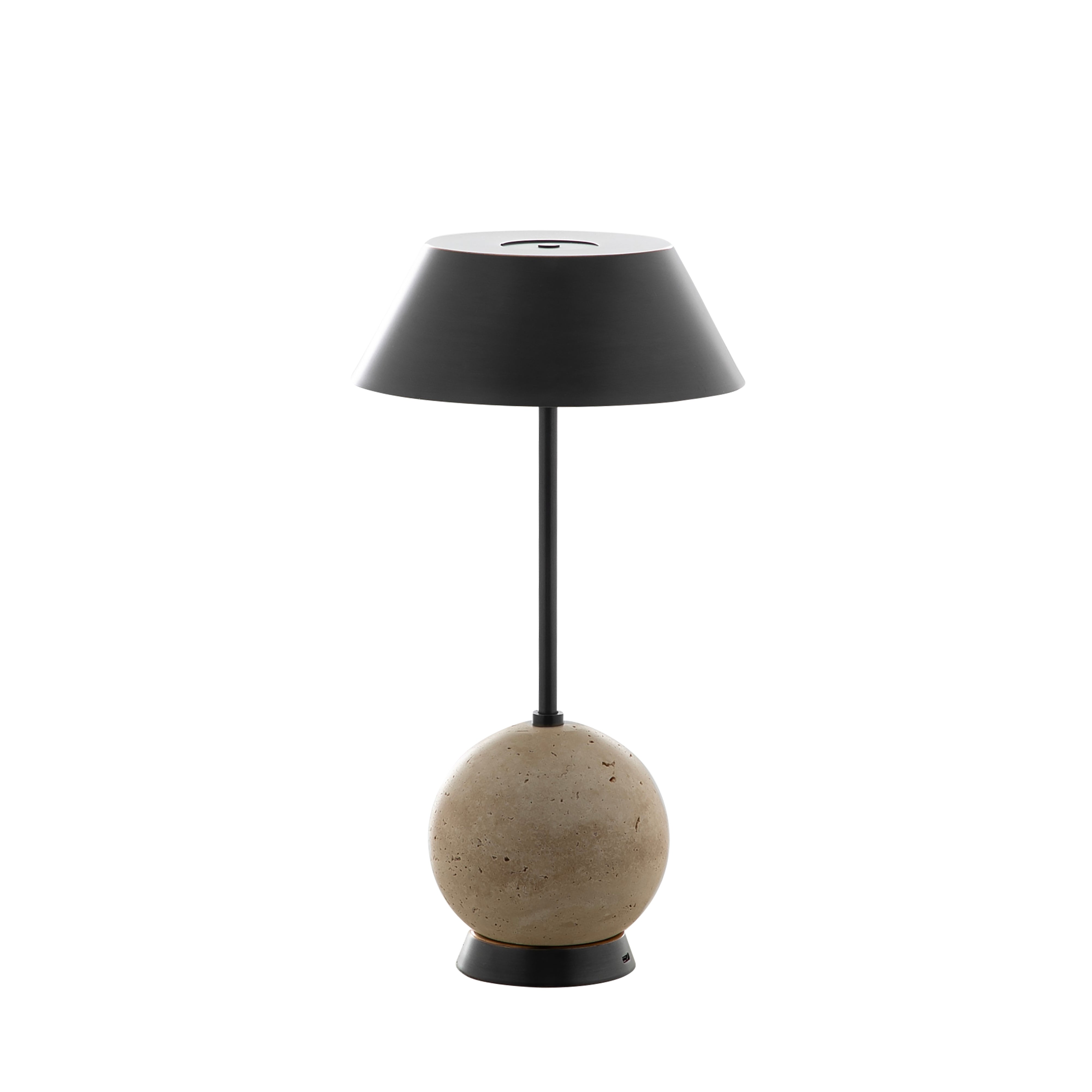 Beige Travertine/Rubbed Bronze