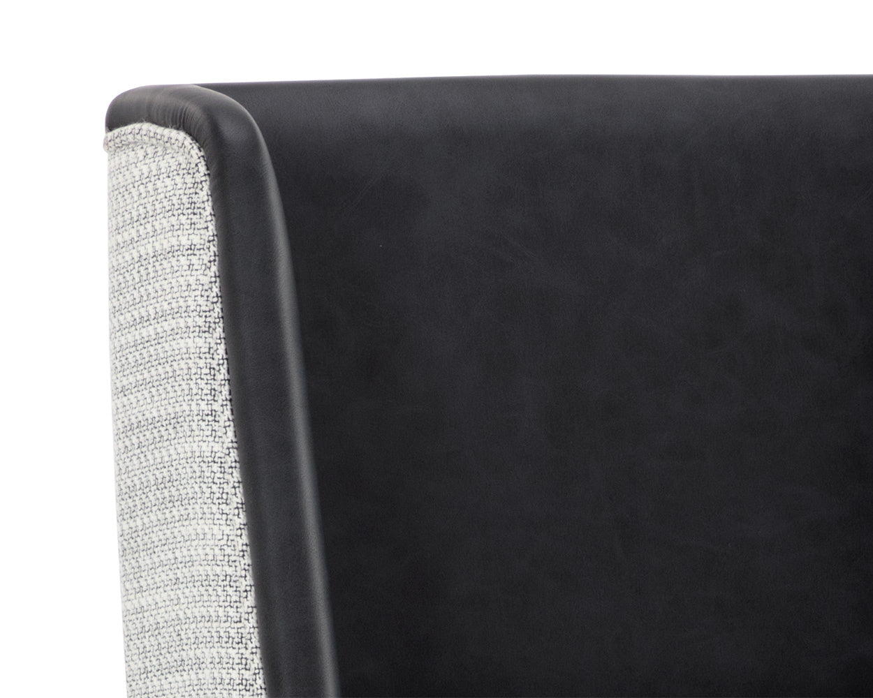 Joplin Counter Stool - Milliken Charcoal / Vera White Pepper