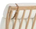 Elanor Lounge Chair - Light Oak  Altro White