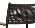 Nava Stackable Dining Armchair - Black