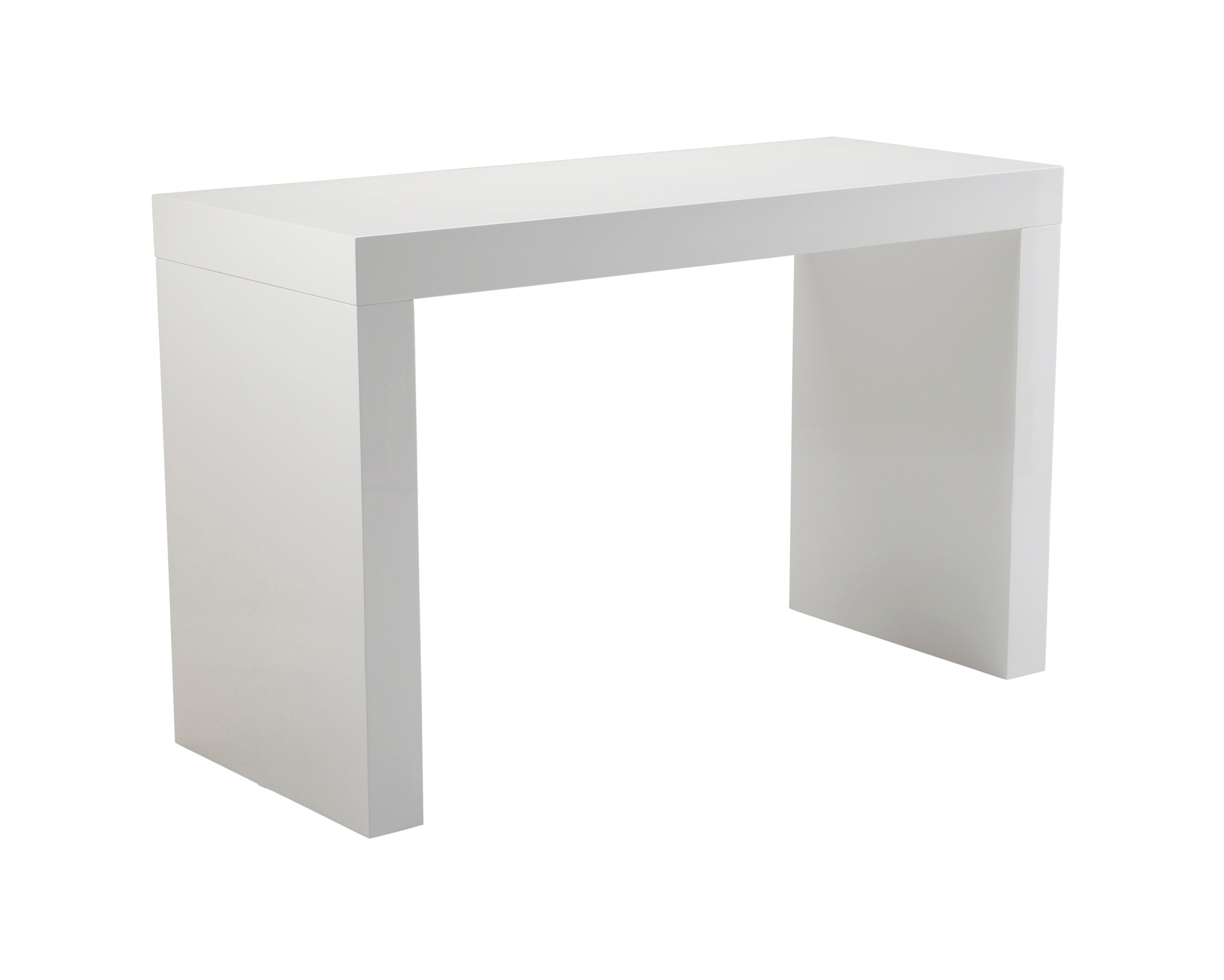 Faro Counter Table - High Gloss White