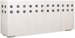 Hooker Furniture - Commerce and Market Pilea Entertainment Credenza - White/Cream/Beige - 7228-55041-02