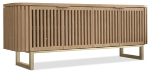 Hooker Furniture - Commerce and Market Easton Entertainment Console - Light Wood - 7228-55050-82