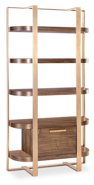 Hooker Furniture - Eleana Etagere - Medium Wood - 7252-50003-85