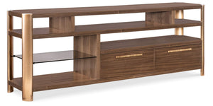 Hooker Furniture - Eleana Entertainment Console - Medium Wood - 7252-55484-85