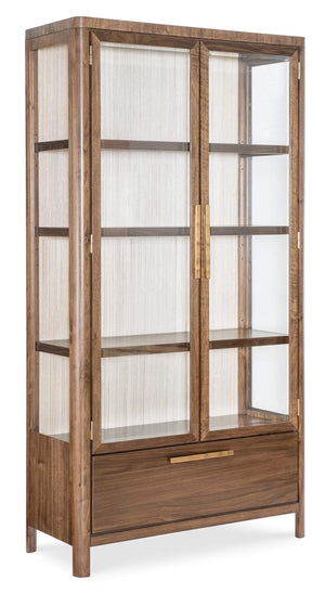 Hooker Furniture - Eleana Display Cabinet - Medium Wood - 7252-75906-85