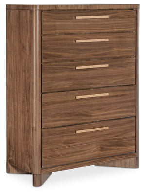 Hooker Furniture - Eleana Five Drawer Chest - Medium Wood - 7252-90010-85