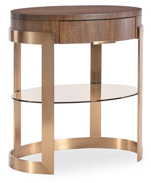 Hooker Furniture - Eleana Oval Nightstand - Medium Wood - 7252-90115-85