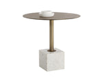 Kata Bistro Table  White Marble -
