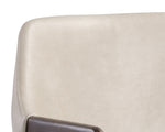 Milton Dining Armchair - Smoke Acacia  Bravo Cream