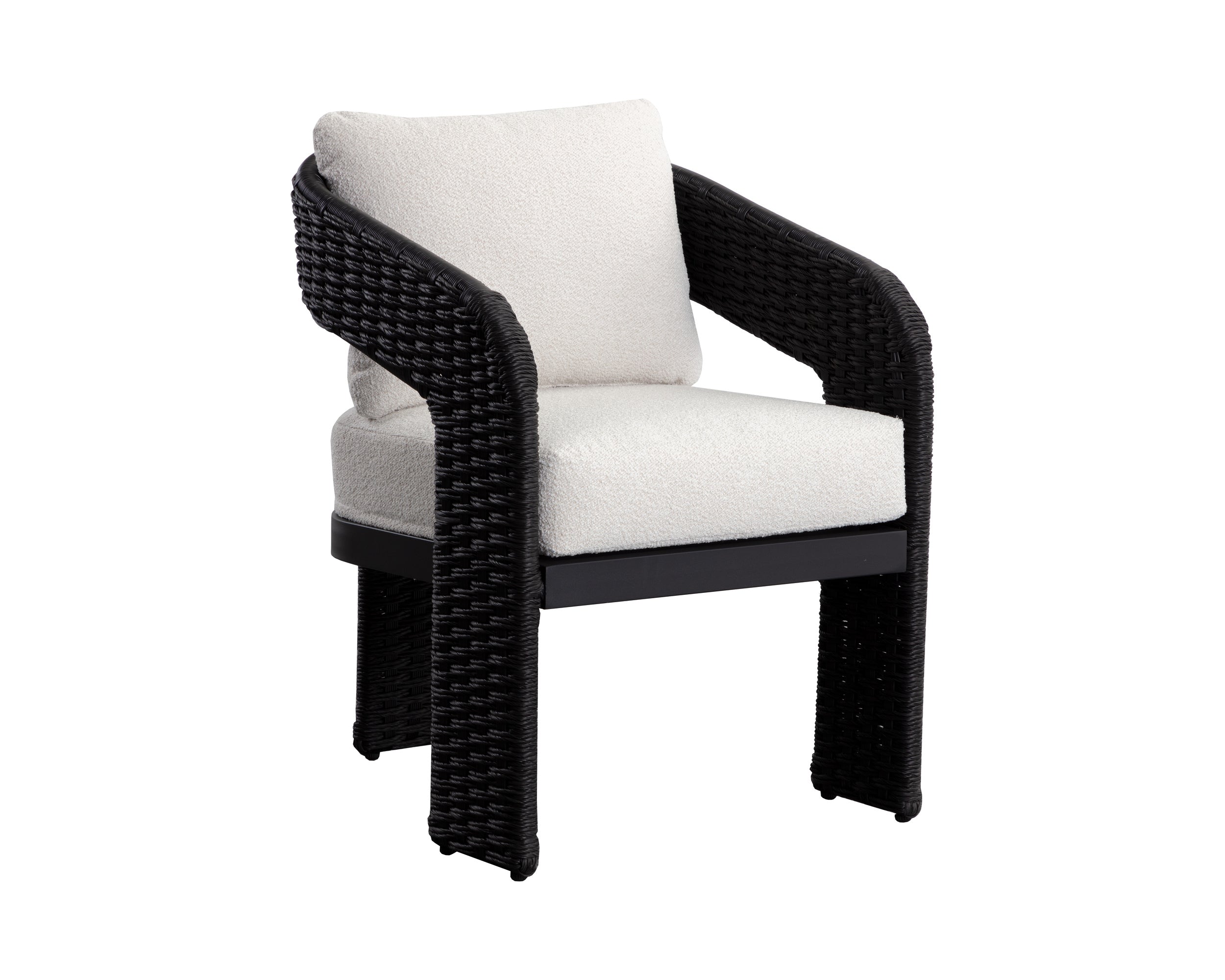 Pylos Dining Armchair - Black  Louis Cream