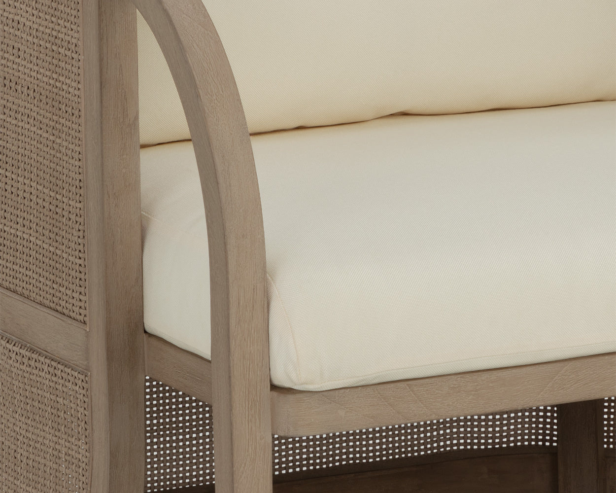 Palermo Lounge Chair - Drift Brown  Stinson Cream