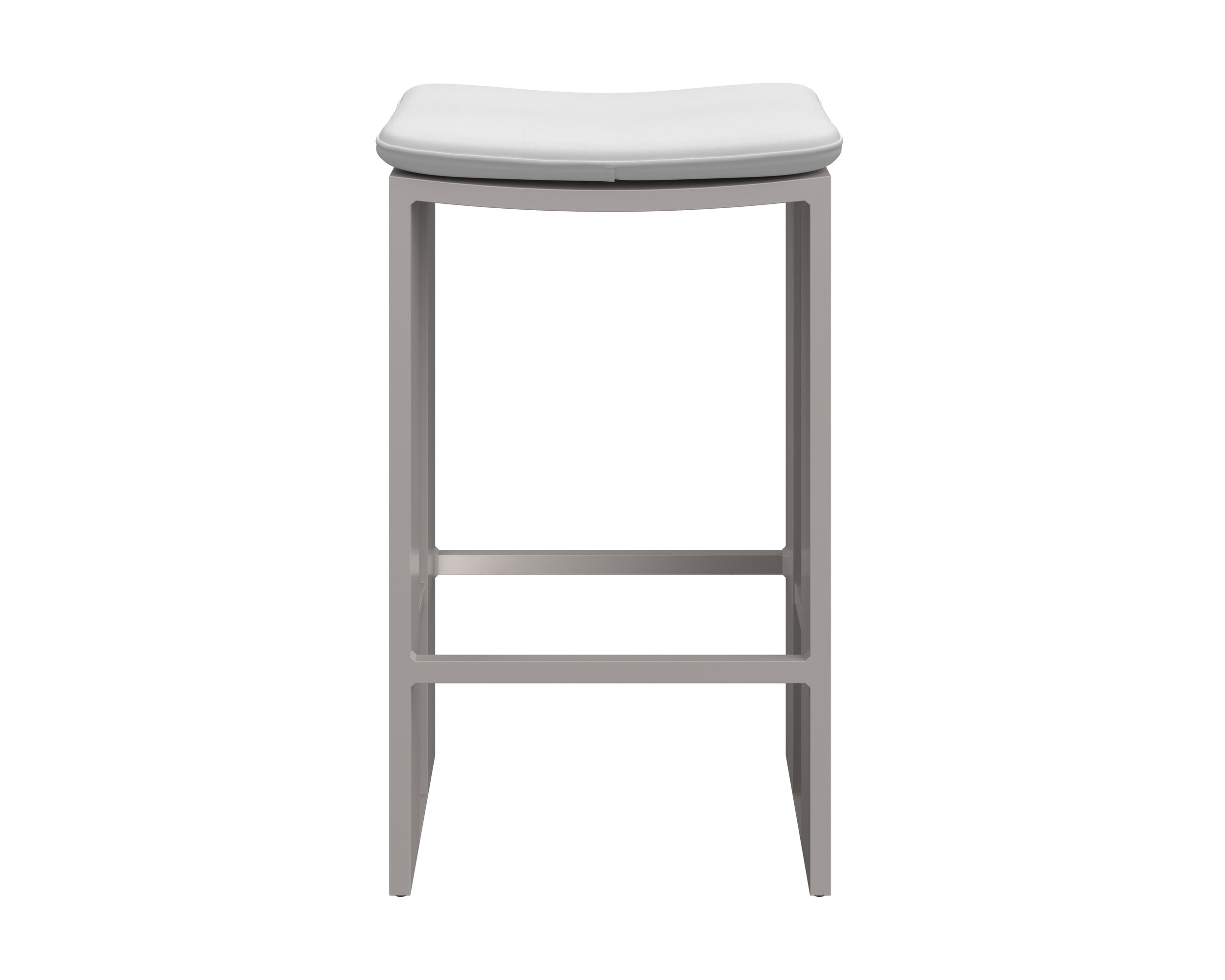 Verin Barstool - Greige  Stinson White