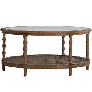 Gabby - Sabine Solid Oak Round Coffee Table - SCH-175794