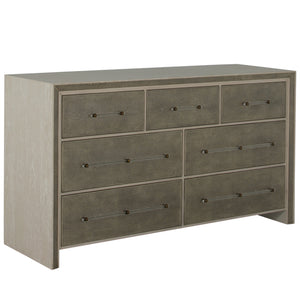Gabby - Alford Mindi Dresser - 7 Drawers, Natural Shagreen - SCH-175496