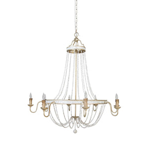 Gabby - Corinna Metal Champagne Silver Chandelier - SCH-153135