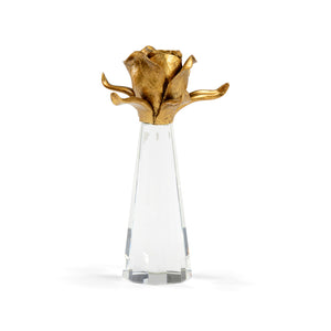 Chelsea House Small Rose On Stand - Gold - 383253