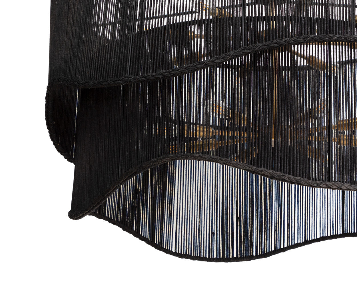 Rhine Chandelier - Black Jute