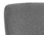 Marcela Swivel Lounge Chair - Belfast Koala Grey