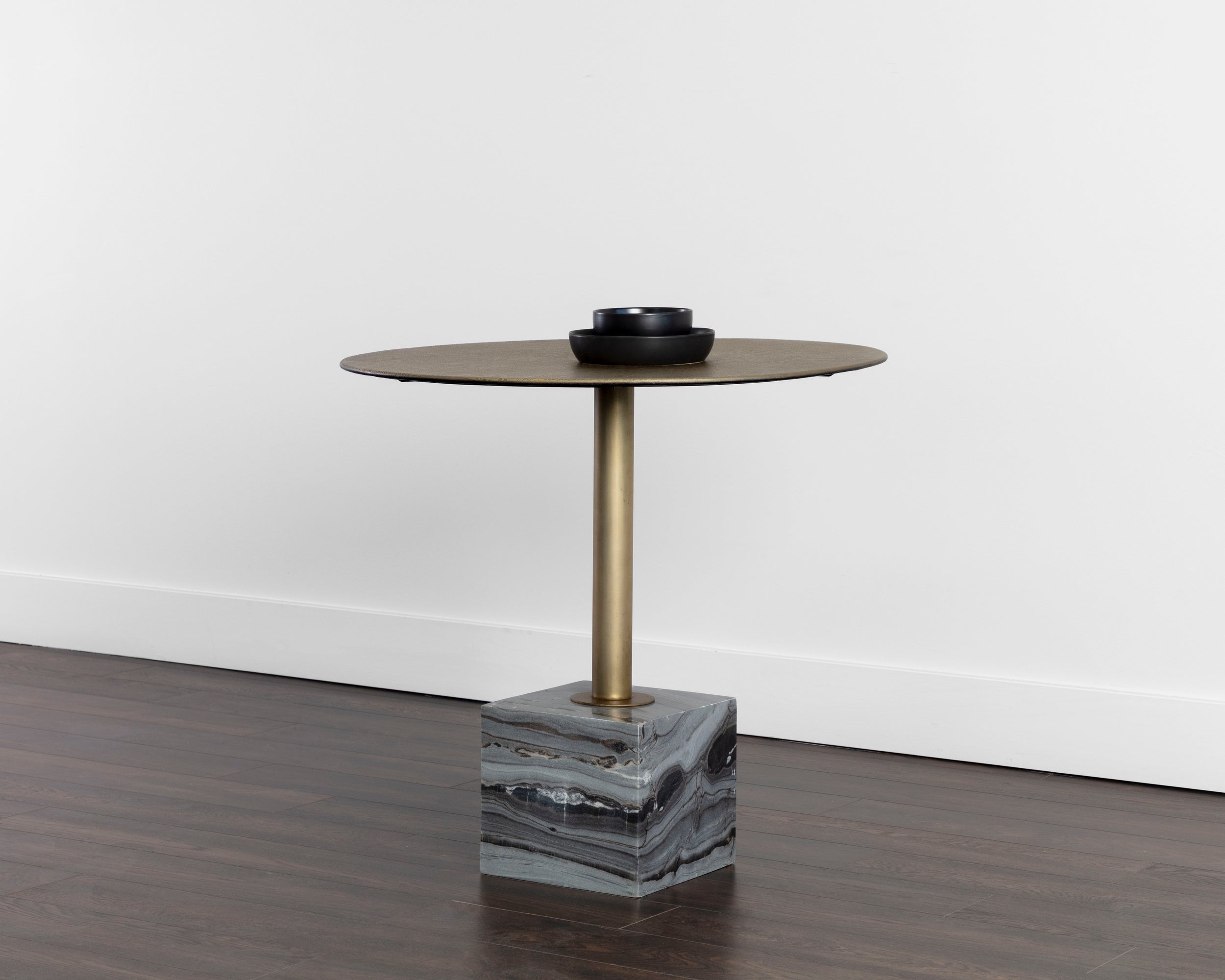 Kata Bistro Table - 32"  Grey Marble