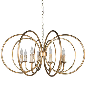 Gabby - Alta Metal Antique Gold Chandelier - SCH-153140