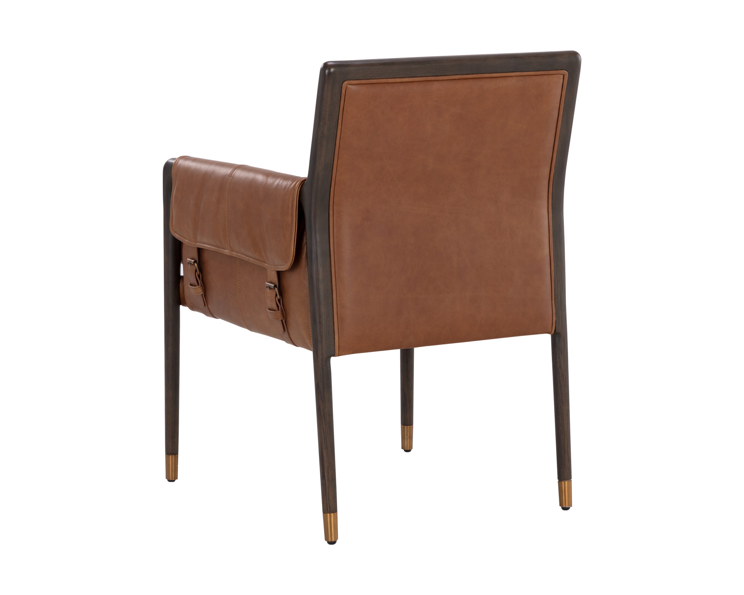 Mauti Dining Armchair - Brown  Shalimar Tobacco Leather