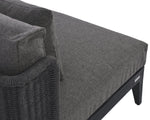 Ibiza Armless Chair - Charcoal  Gracebay Grey