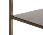 Eiffel Low Bookcase - Medium  Antique Brass