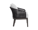 Capri Lounge Chair - Smoke Grey  Copacabana Marble