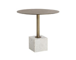 Kata Bistro Table  White Marble -
