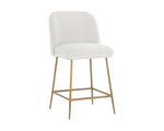 Kelty Counter Stool - Gold  Copenhagen White