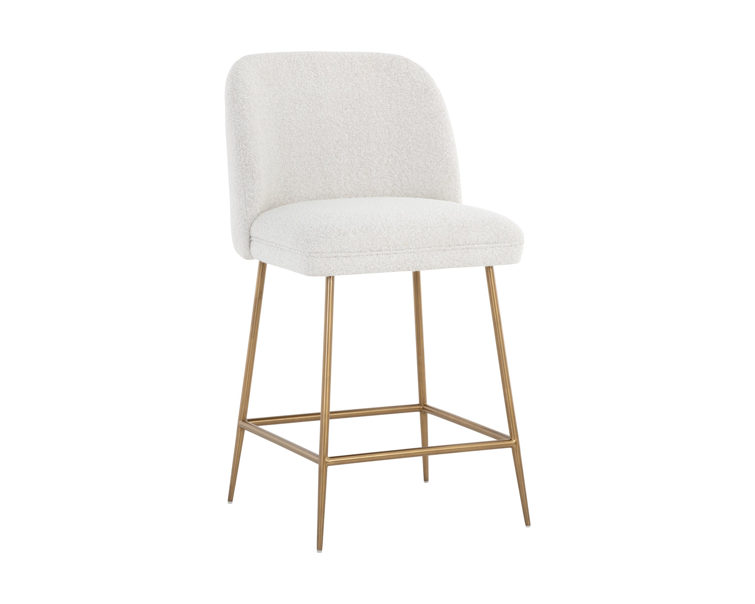 Kelty Counter Stool - Gold  Copenhagen White