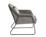 Watts Lounge Chair - Black  Antonio Charcoal