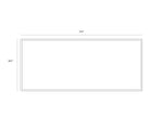 Desert Sands - 72" X 30"  Gold Floater Frame