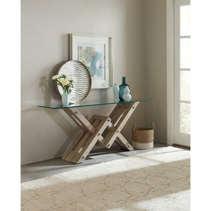 Hooker Furniture - Affinity Glass Top Accent Console - 6050-85001-GRY
