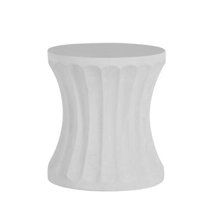 Summer Classics - Gannet Cast Stone Side Table - Natural Stone - 1751101