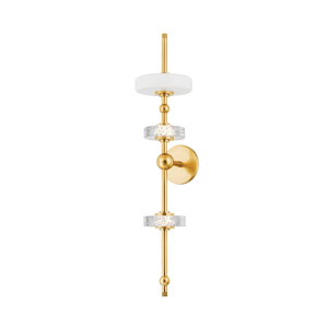 Hudson Valley Lighting Maynard Wall Sconce-Aged Brass