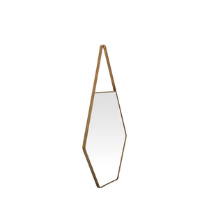 Gabby - Lovell Hexagon Accent Mirror - Brushed Antique Gold - SCH-155720