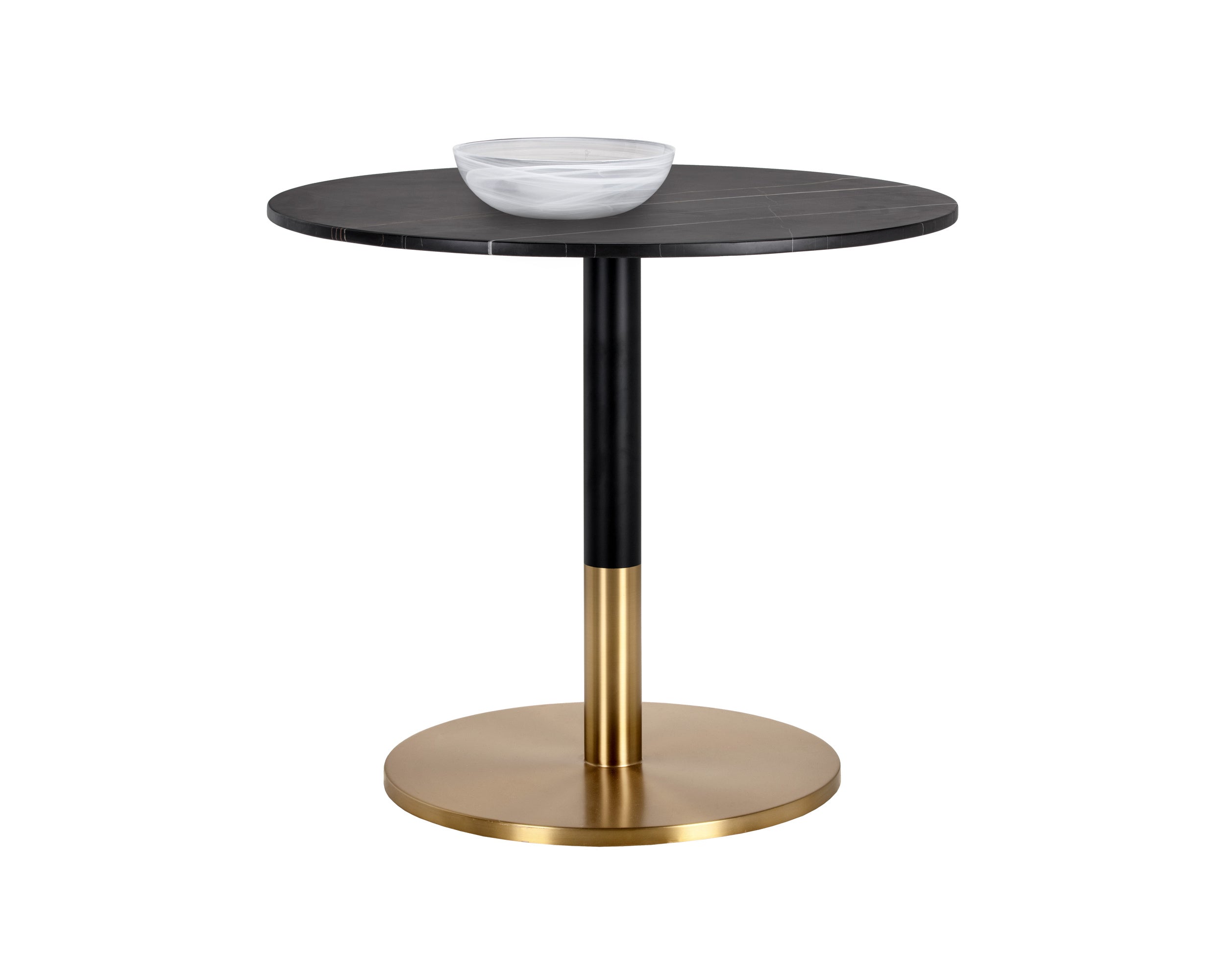 Massie Bistro Table  Black Marble -
