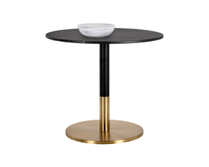 Sunpan Massie Bistro Table  Black Marble