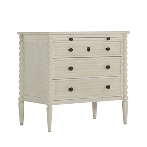 Gabby - Jennifer Mahogany Mindi Wood Chest - 4 Drawers, Antique Chalk White - SCH-175642