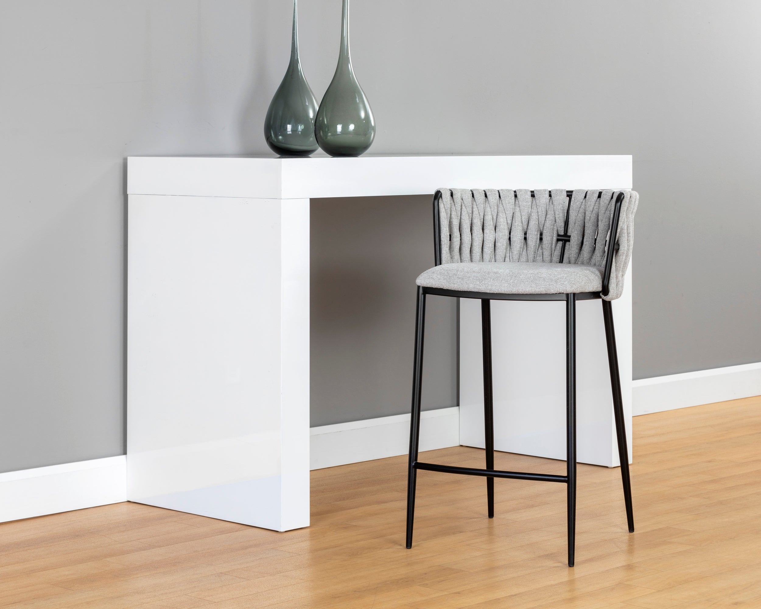 Sarai Counter Stool - Belfast Heather Grey